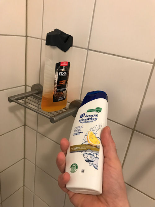 Foto van shampoo